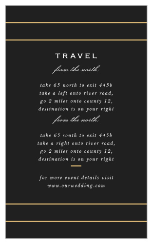 Our Starburst Frame Direction Cards offer one of our most chic, effortless designs.