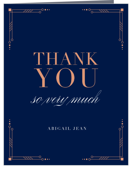 Thank your friends and family for making your birthday celebration one to remember with our Birthday Corners Milestone Birthday Thank You Cards.