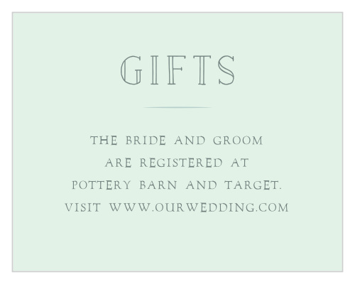 Use our Cinderella Story Registry Cards to ensure you and your partner are well-equipped with everything you'll need to start your new lives together!