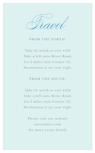 Our Watercolor Star Direction Cards combines classic charm with modern design in a way your guests will love.