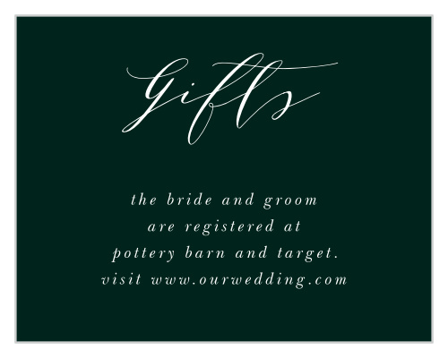 The Union of Souls Registry Cards are a great way to ensure you and your partner are equipped with all the new items you'll need to embark on your new life together!