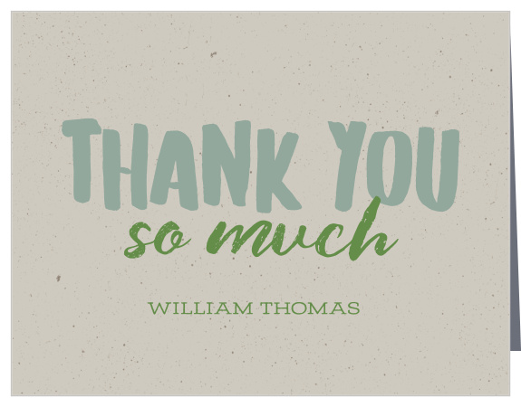 Send your appreciation to your guests with our Billboard Type Milestone Birthday Party Thank You Cards!