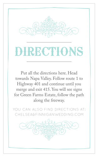 A perfect match for The Dotted Flourish Wedding Invitation.