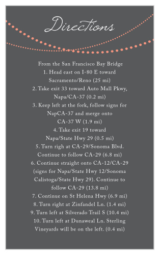 A perfect match for The String Lights Wedding invitation.