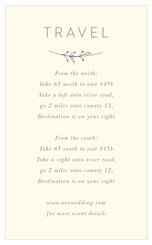 Our Gilded Wreath Direction Cards are the perfect way to ensure that your guests find their way to your wedding celebration without any problems.