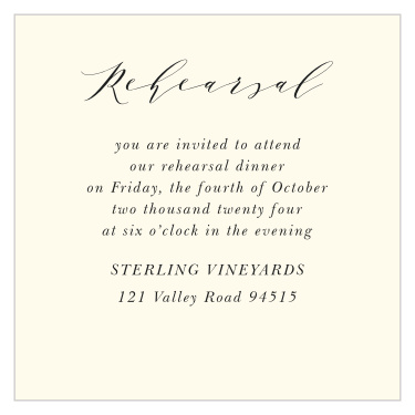 Our Gilded Leaf Registry Cards feature a dignified, minimalist design. 