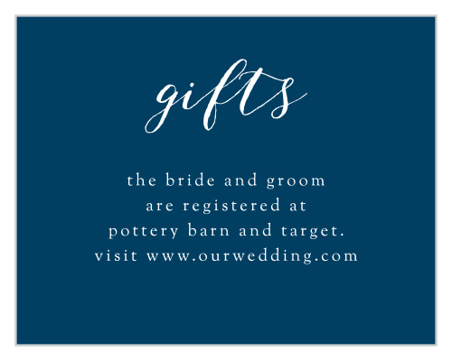 Get not only the gifts you need but the gifts you want with our Framed Sunflowers Registry Cards!