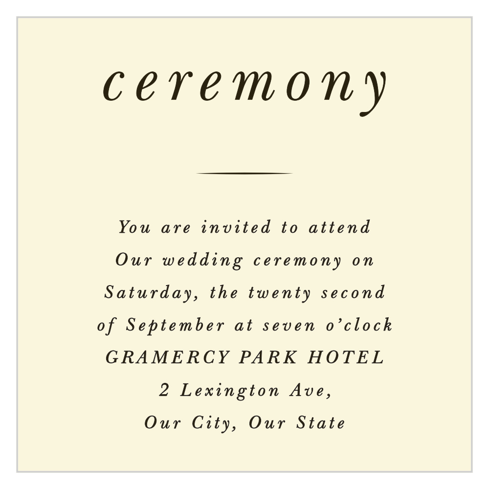 Pressed Leaf Ceremony Cards