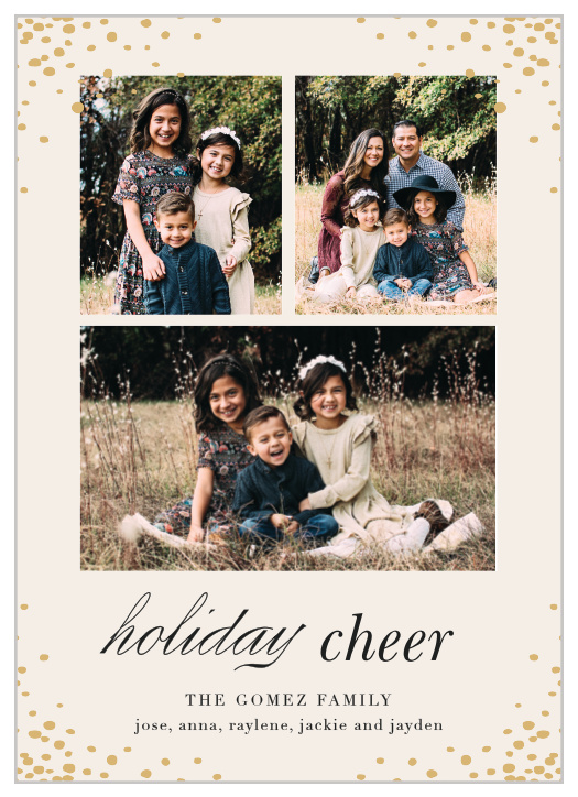 Spread cheer throughout this holiday season with the fantastic Holiday Cheer Holiday Cards!