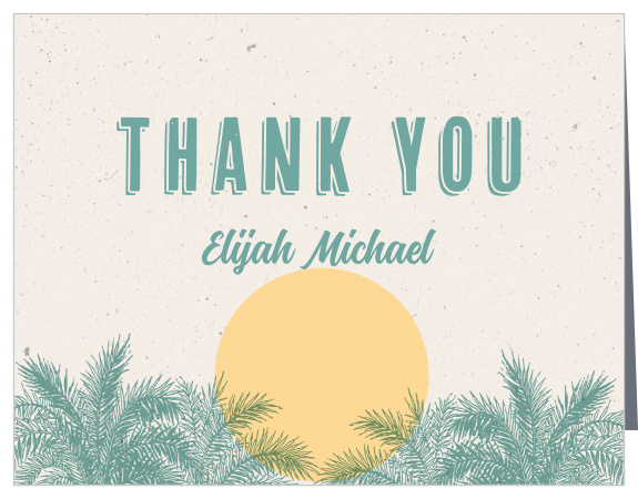 Extend your thanks with the Beach Celebration Thank You Cards!