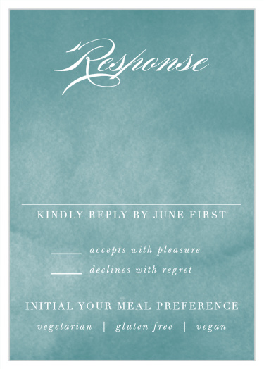 Get a headcount of who will be attending the big celebration with our B'nai Mitzvah Bar Mitzvah Response Cards.