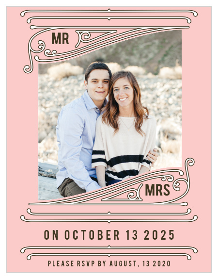 Give your guests the advance notice they'll need to attend your special day with our Vintage Union Save-the-Date Cards! 