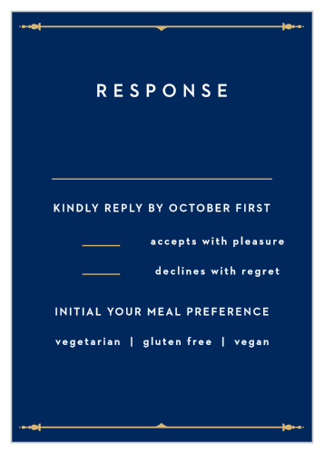 Our Happily Ever After Response Cards are the easiest way for you to find out who can make it to your wedding!