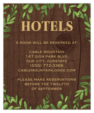 Your guests will love the modern, funky vibe of our Forever In Love Accommodation Cards!