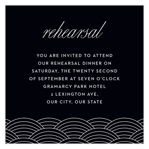 Our San Francisco Skyline Rehearsal Cards offer a way for you to round up all our loved ones for a great rehearsal!