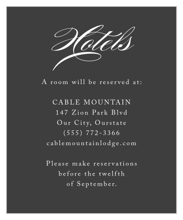 Provide your guests with your own local recommendations on our stunningly simple Simply Scripted Accommodation Cards.