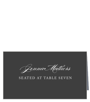 Simply Scripted Place Cards help every guest find their seat through the hustle and bustle of your lovely wedding reception.