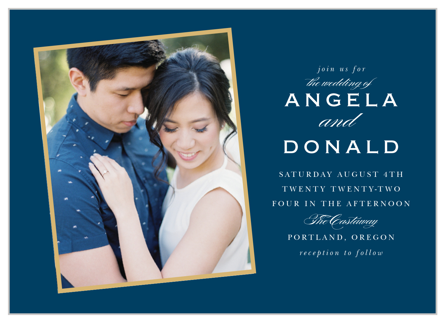 Perfect Frame Wedding Invitations