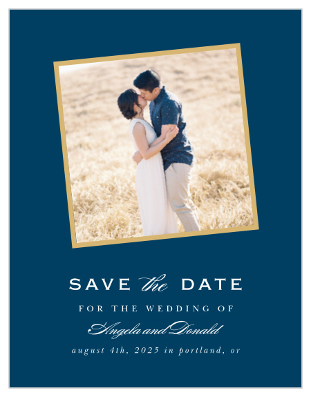 Be sure your family and friends will mark their calendars for your wedding with our Perfect Frame Save-the-Date Magnets. 