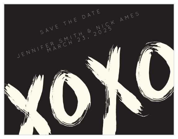 Fully customizable save the date magnet. Change the colors and fonts to match your wedding theme perfectly!