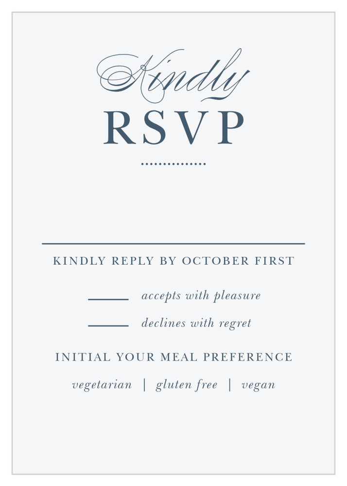 Buttoned Up Response Cards