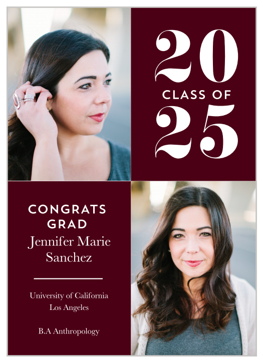 Ensure that everyone knows about your graduate's special day with the beautiful styling of our Important Year Graduation Announcements.
