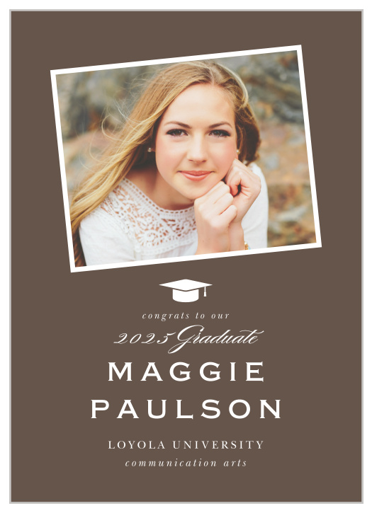Ensure that all of your friends and family are around to witness the graduation; our Classic Tassel Graduation Invitations are perfect for gathering them all together