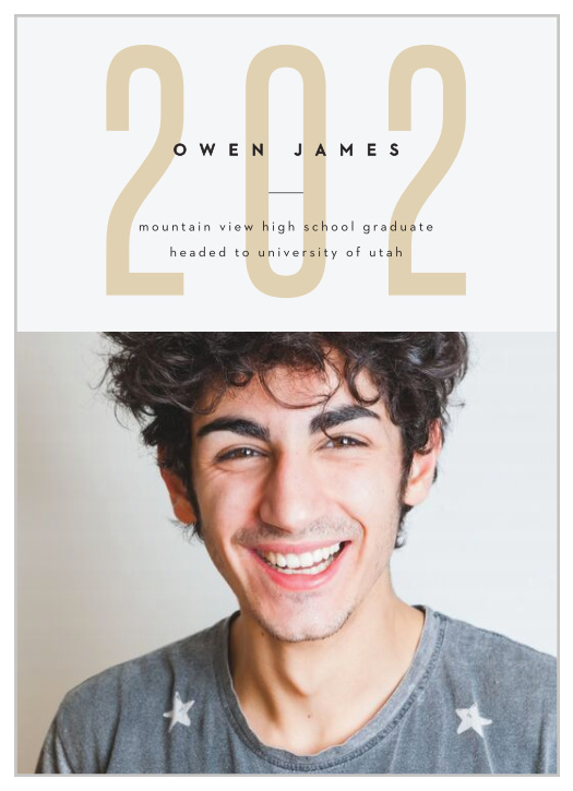 Broadcast your amazing achievement to your family and friends with our Subtle Overlay Graduation Announcements.