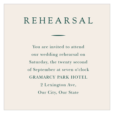 Our Delicate Frame Ceremony Cards are the perfect addition to your wedding invitations.