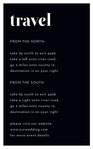 Our Chic Editorial Direction Cards are beautiful in their simplicity! 