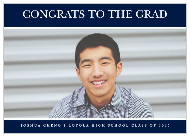 Spread the word of your amazing achievement to your friends and family with our Mod Milestone Graduation Announcements.