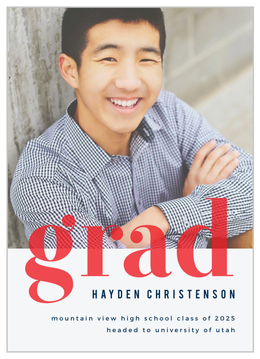 Share the joy of your upcoming graduation celebrations with Class Pride Graduation Announcements.