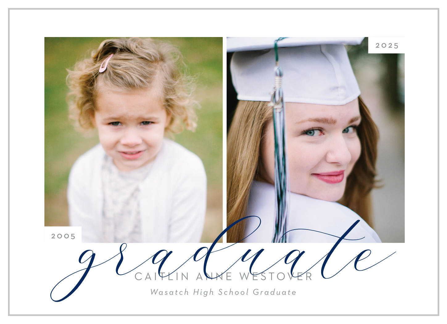 Past & Present Graduation Announcements