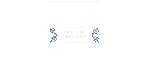 Our MaeMae's Dakota Belly Bands are a perfect way to add a memorable touch to your wedding invitations.