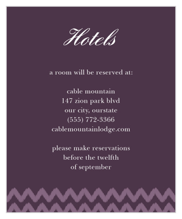 You'll love the simplicity and beauty of our MaeMae's Mamie Accommodation Cards!