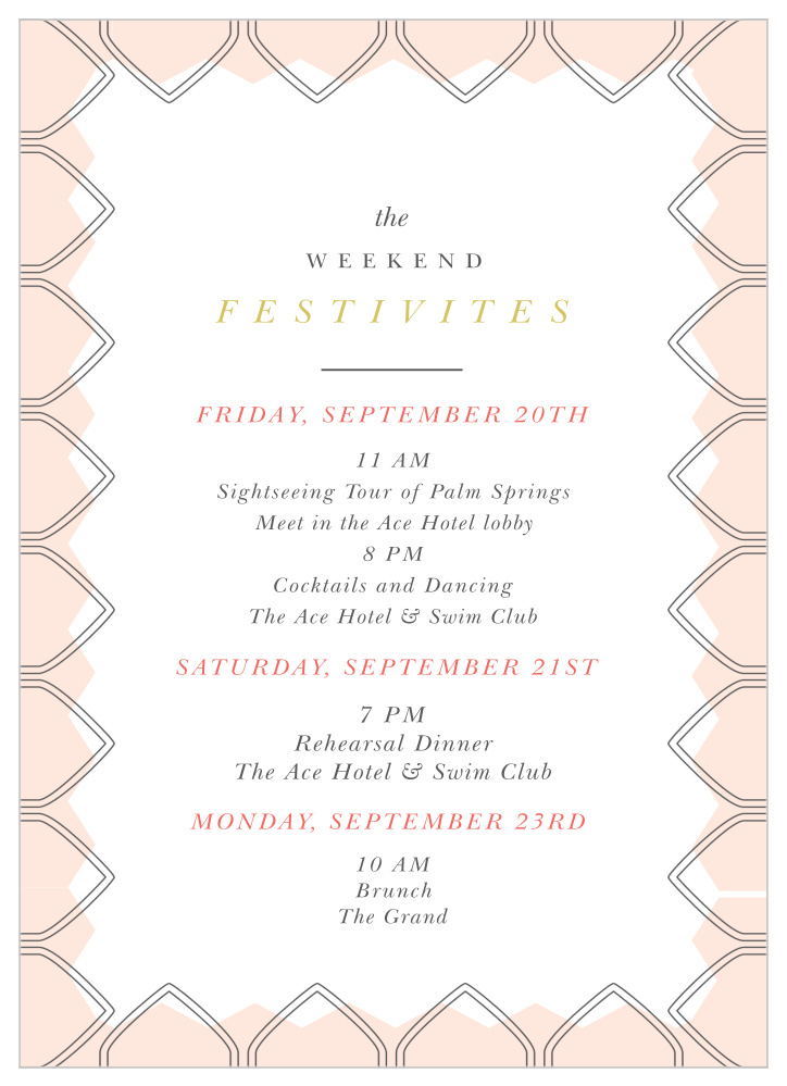 MaeMae's Marlowe Wedding Programs