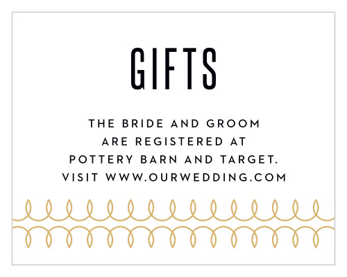 You'll love the gold detailing on MaeMae's Leo Registry Cards! 