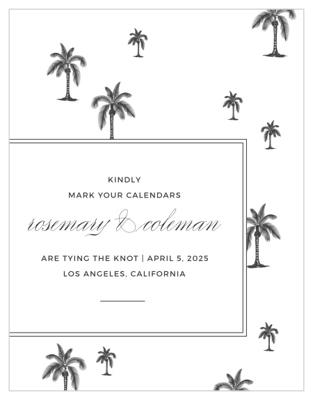 Your guests will be so excited to celebrate with you when they receive MaeMae's Bruno Save-the-Date Magnets!