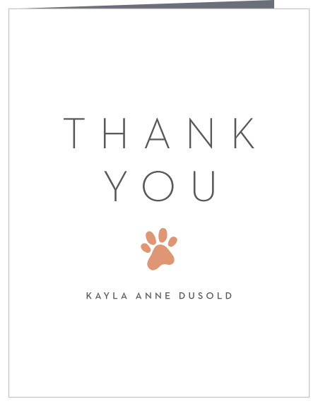 Express your thanks to your family and friends for their support on your big day with our Animal Print Graduation Thank You Card.
