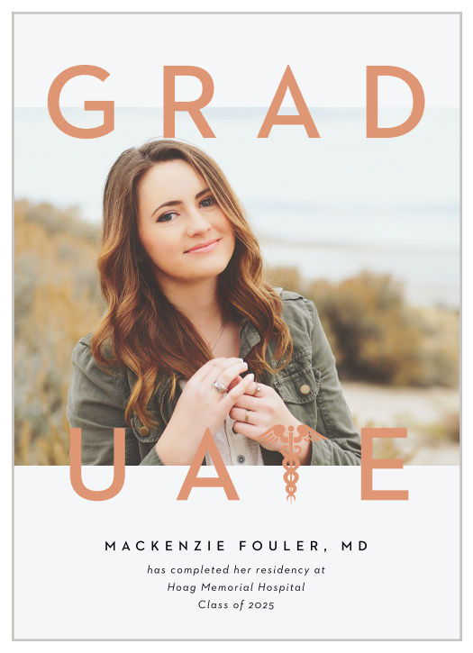 Announce your big achievement with our Medical Resident Graduation Announcements.