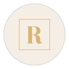 Add an elegant finishing touch with our Trimmed In Gold Wedding Stickers. 