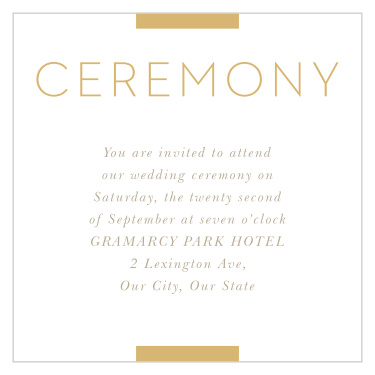 You'll certainly fall in love with the elegant simplicity of our Simply Stated Wedding Rehearsal Cards! 