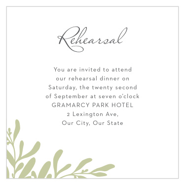 Ensure that everyone makes it to your rehearsal by sending out the Fern Flock Rehearsal Cards!