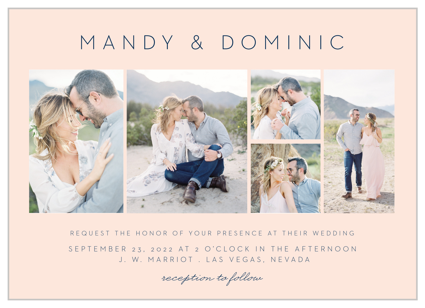 Mod Snaps Wedding Invitations