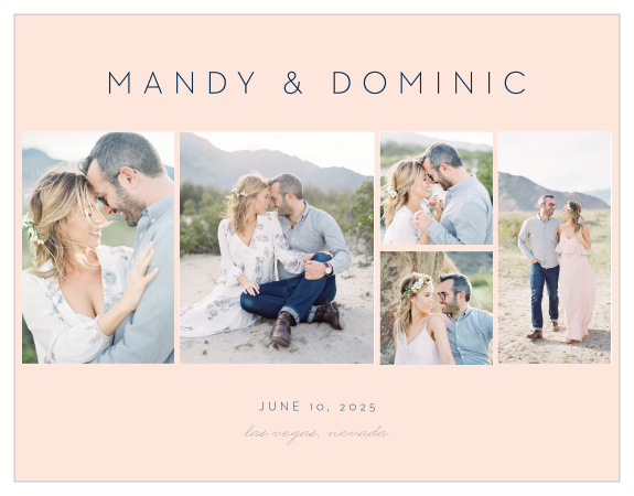 Let your friends and family know to celebrate your big day with our Mod Snaps Save-the-Date Cards.