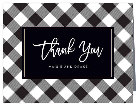 Our Warm Woods Wedding Thank You Cards are a perfectly playful way to thank your loved ones and supporters.