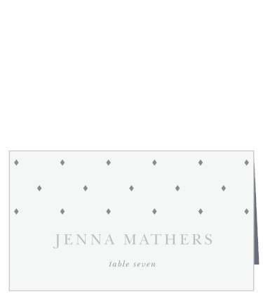 Each of your guests' names is spelled out in classic typography on our Matilda Dots Place Cards!
