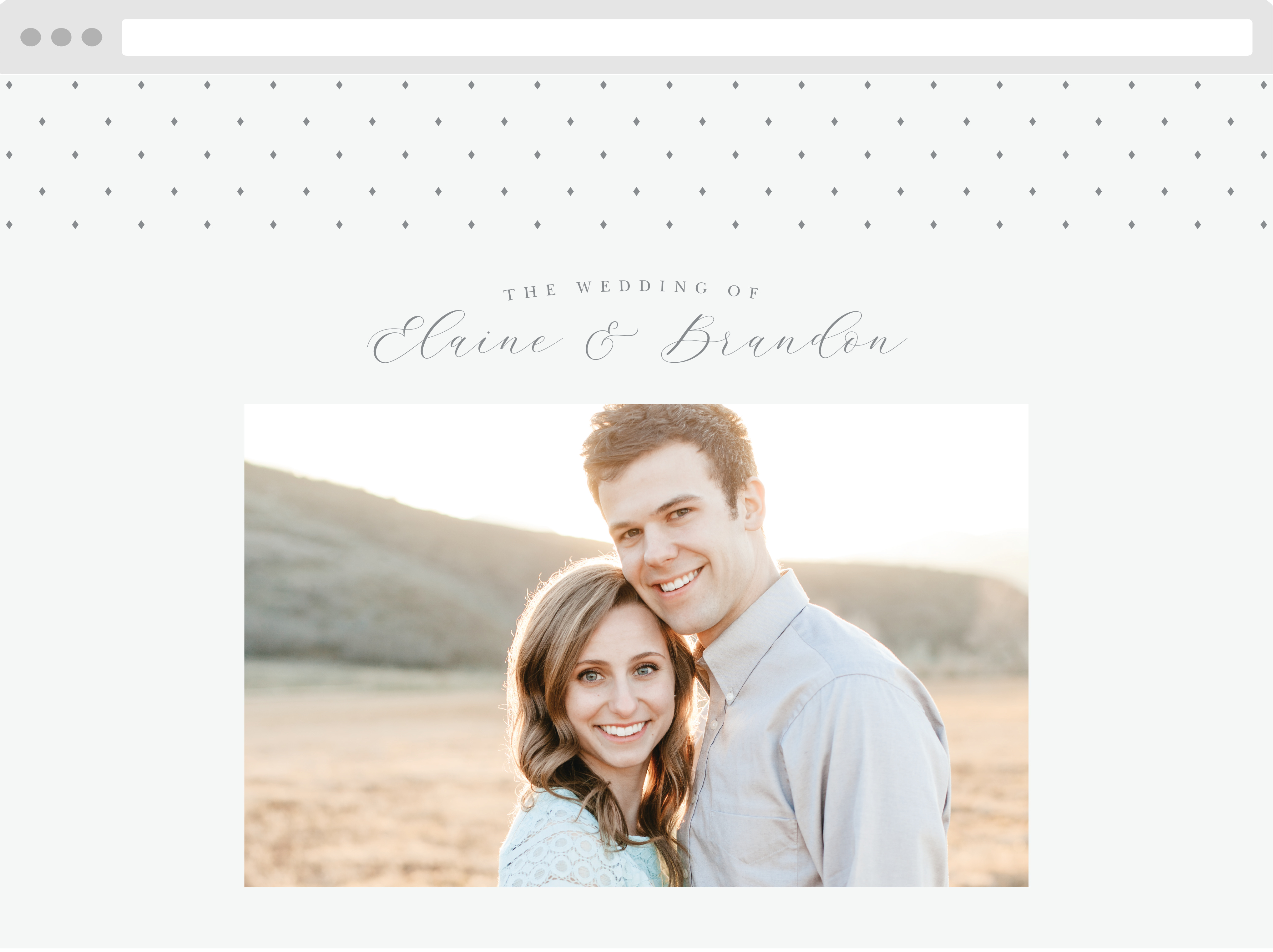 Matilda Dots Wedding Website