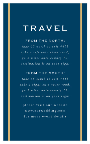 Help guide your friends and family every twist and turn of the way to your wedding venue with our Perfect Frame Wedding Direction Cards.