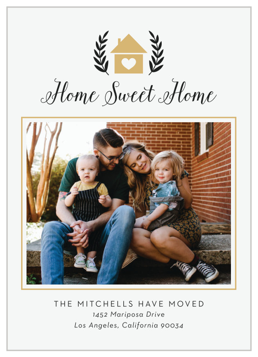 Now that you're finally in your new home sweet home, share your new address with our Our Home Moving Announcements!